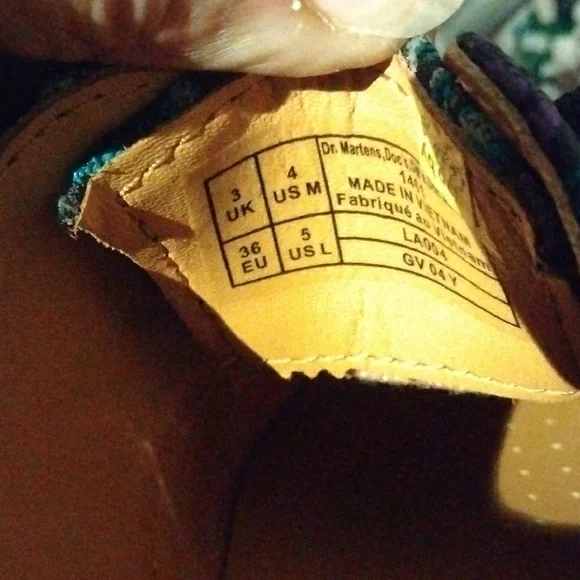 Dr. Martens Kids Shoes - Multicolor Floral - Picture 4 of 6